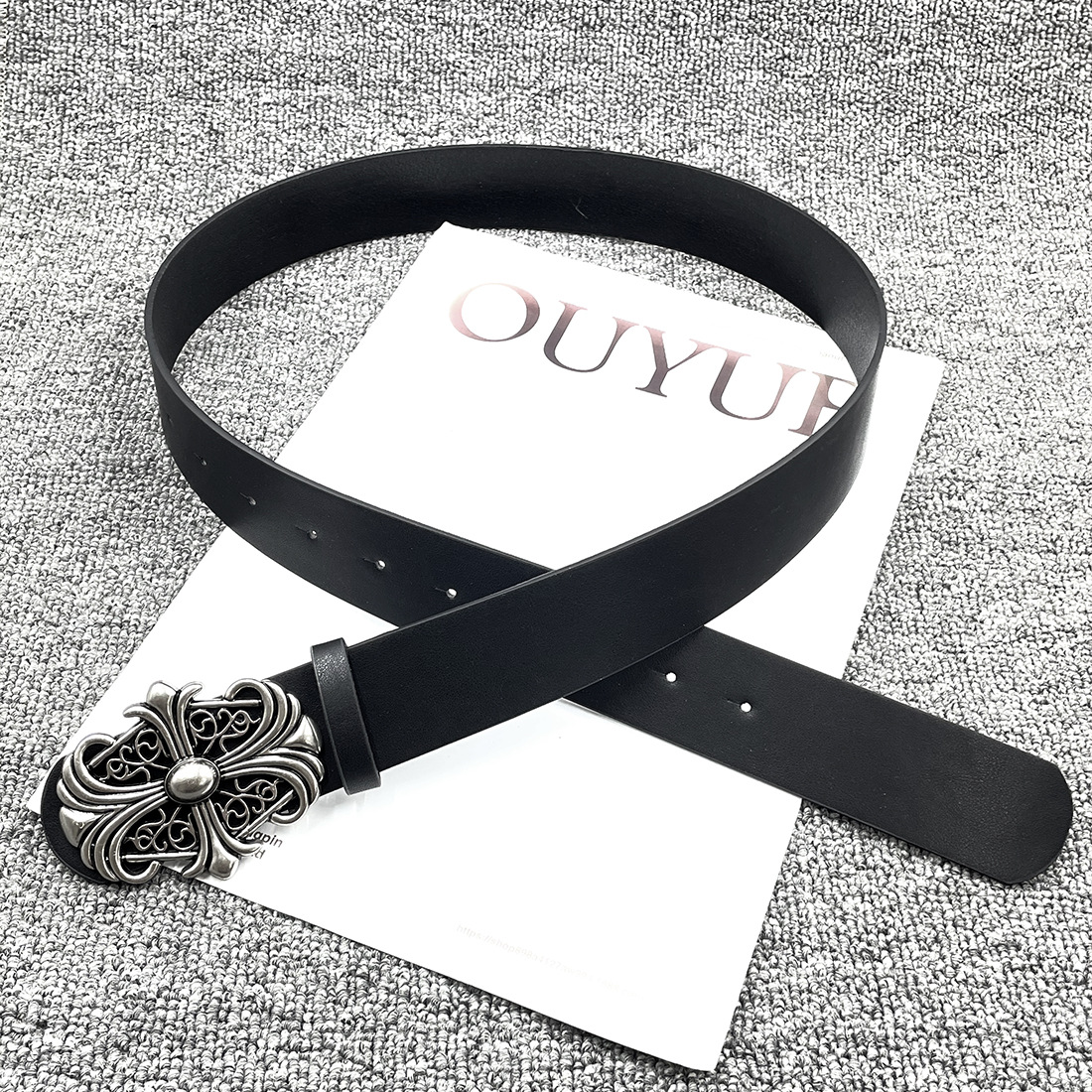 [bare body] square cross belt / 110cm total length 3.8cm width