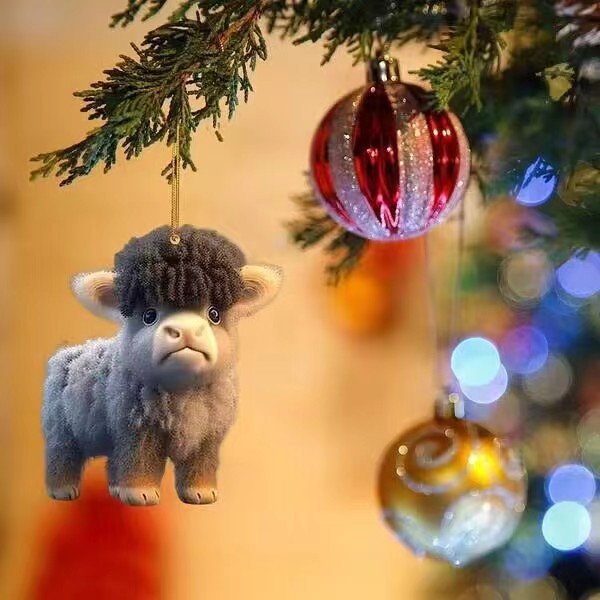 Birthday, Festival Occasion Arylic Material Christmas Simple Style Cattle Arylic Birthday Festival