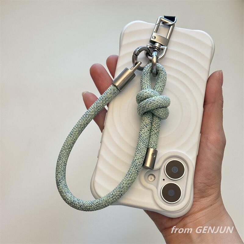 Titanium Original Color Adjustable Phone Lanyard Wrist Strap Outdoor Anti-Loss Sturdy Camera Strap Phone Couple Keychain