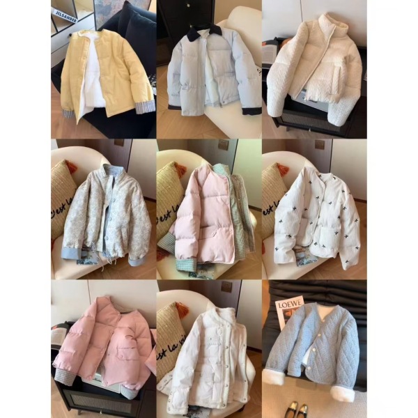 韩系温柔立领短款加厚棉服女冬2025新款棉衣减龄保暖夹棉外套批发