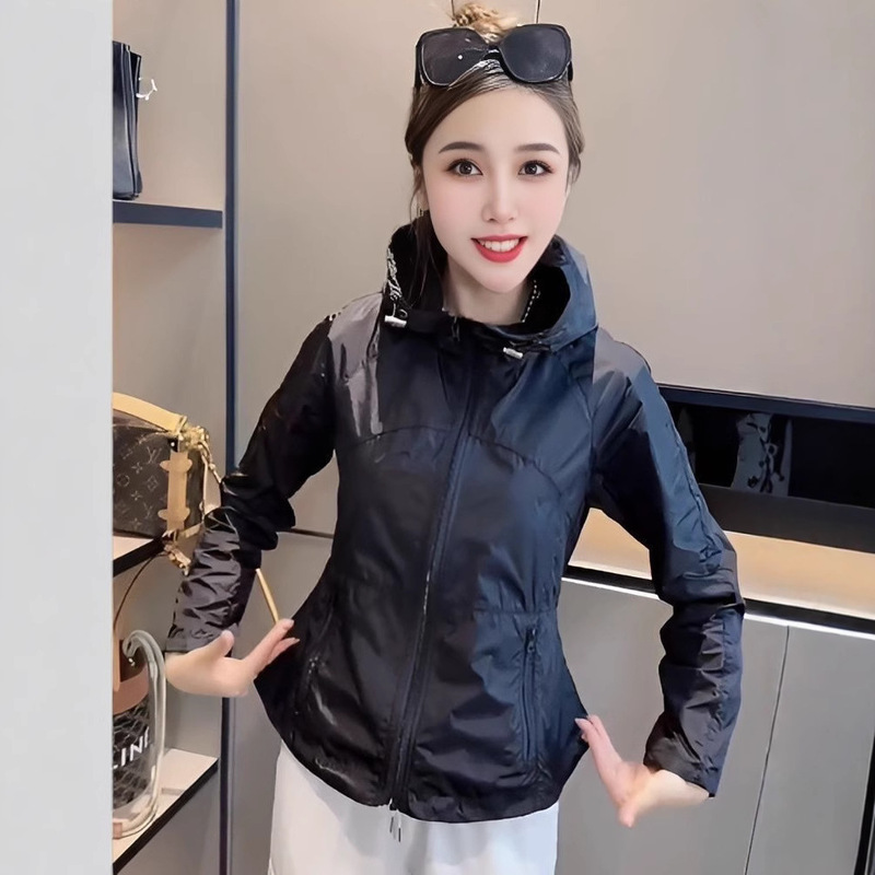 2025 Summer Korean-style Short Sun Protection Clothing New Waist Design Slimming All-match Casual Breathable Thin Jacket