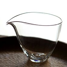 透明玻璃公道杯 家用茶海分茶器 高硼硅玻璃小号分茶器公道杯