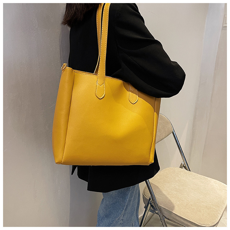 Autumn Large-capacity Bag Fashion Big Bag Western Style Messenger Shoulder Tote Bag display picture 11