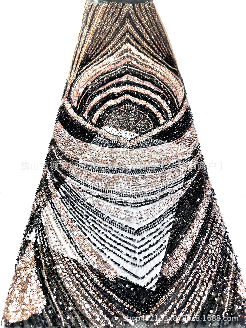 Fabricantes nuevos telas de encaje Gao Ding vestido de boda vestido de noche vestido de moda tela comercio exterior transfronterizo