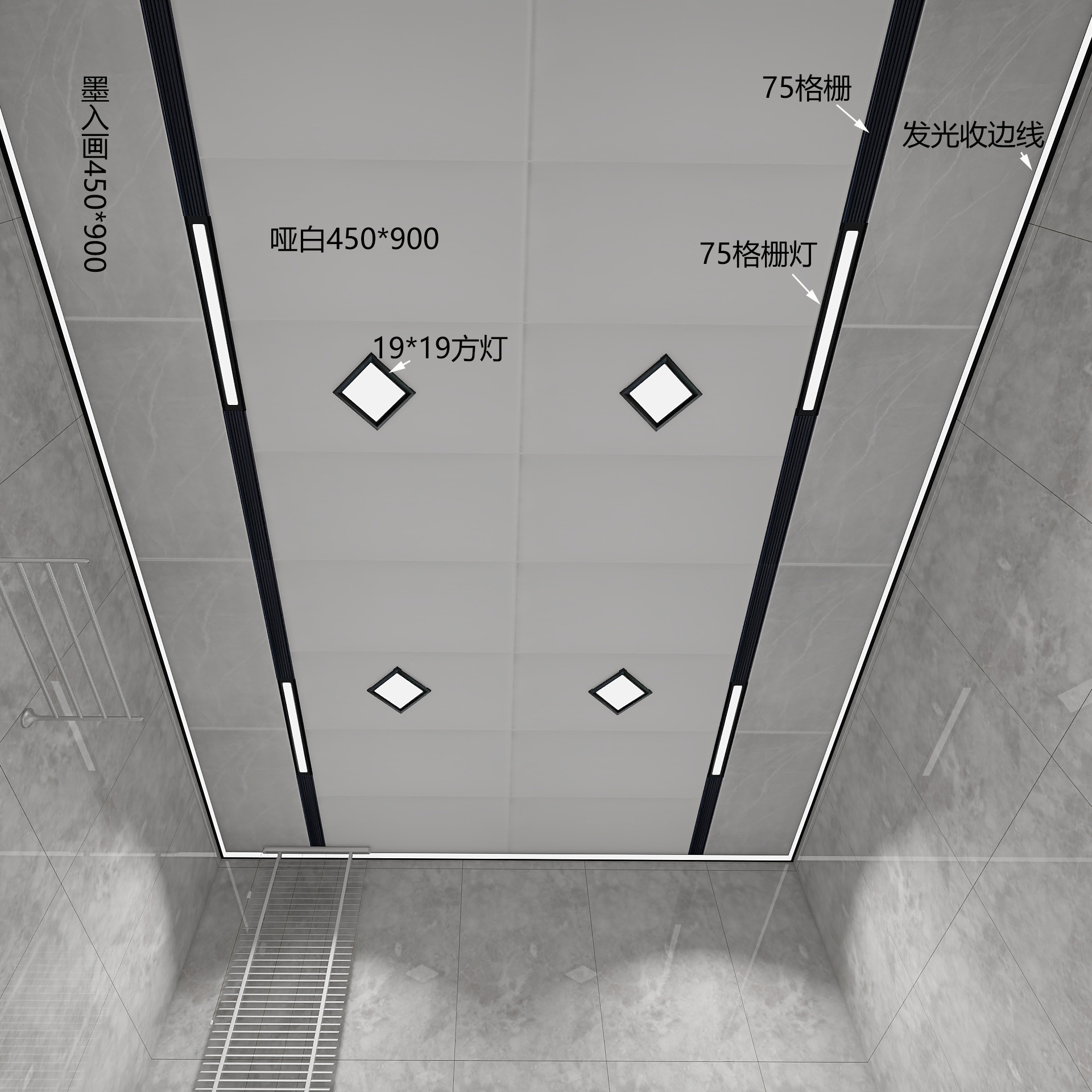 哑光白配墨入画