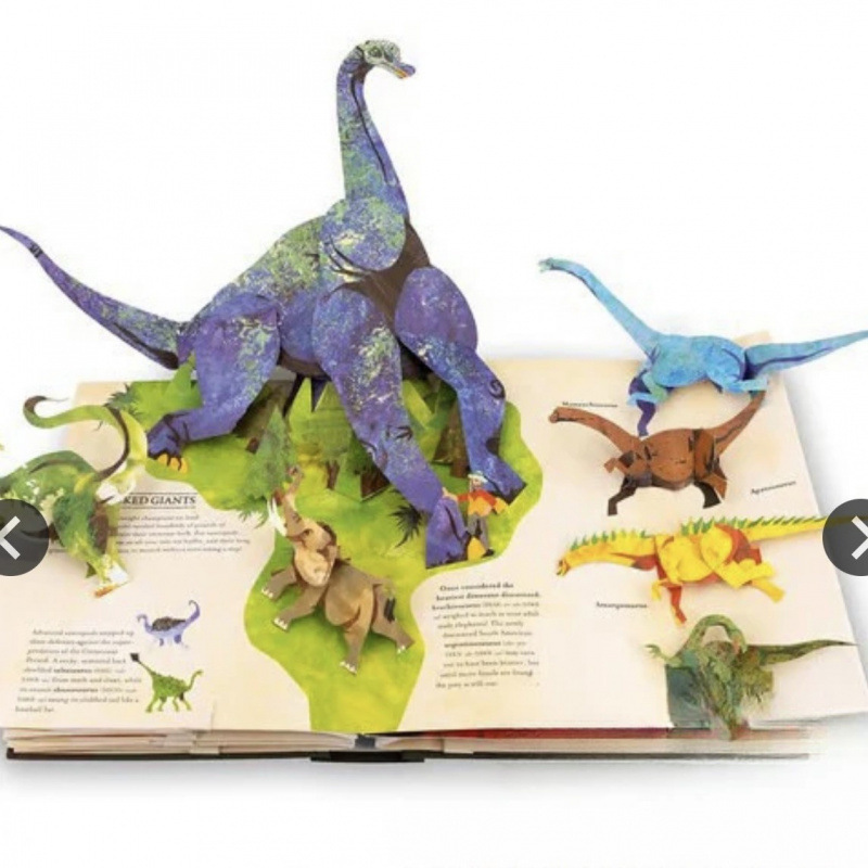 3D百科事典 Prehistorica Dinosaurs 恐竜百科事典ポップアップブック|undefined