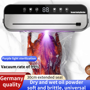 Cross-border vacuum sealing machine automatic food vacuum machine fresh-keeping machine household wet and dry packaging plastic sealing machine