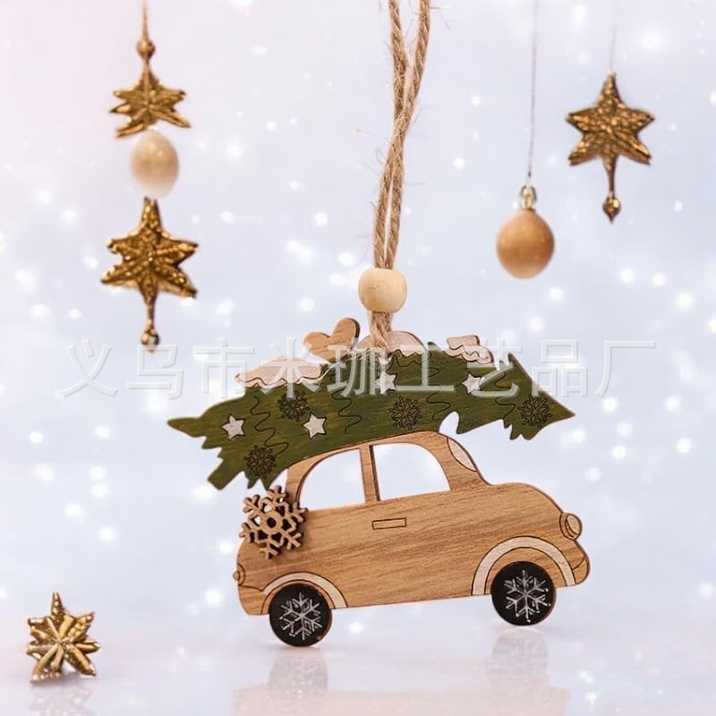 2025年越境新築祝いギフト クリスマス 母の日 バレンタインデー 装飾品 玄関用丸型木製吊り飾り|undefined