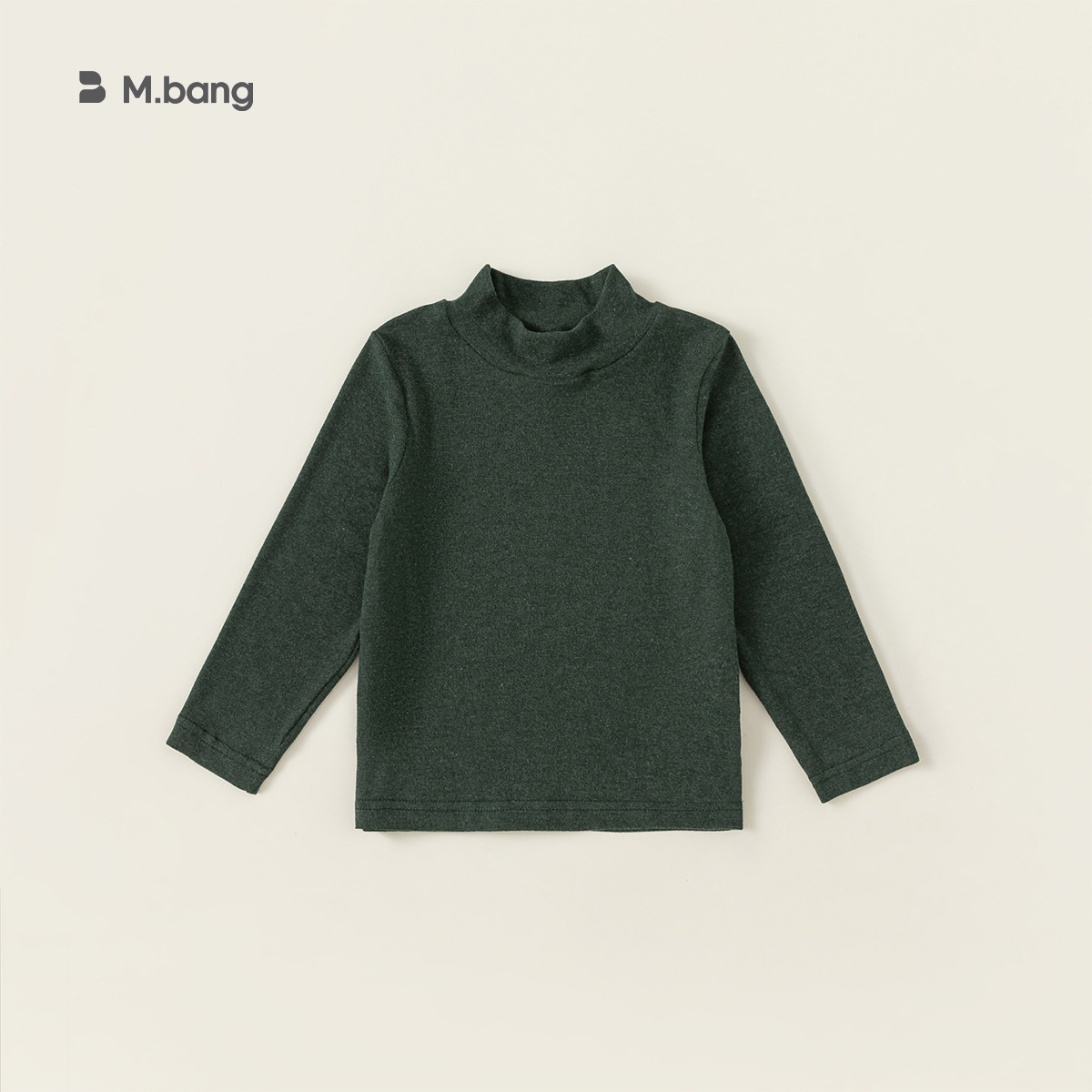Camiseta interior para niños Youbao, top de cuello medio para bebé de primavera y otoño, jersey multicolor, camiseta de manga larga, ropa interior para niños.
