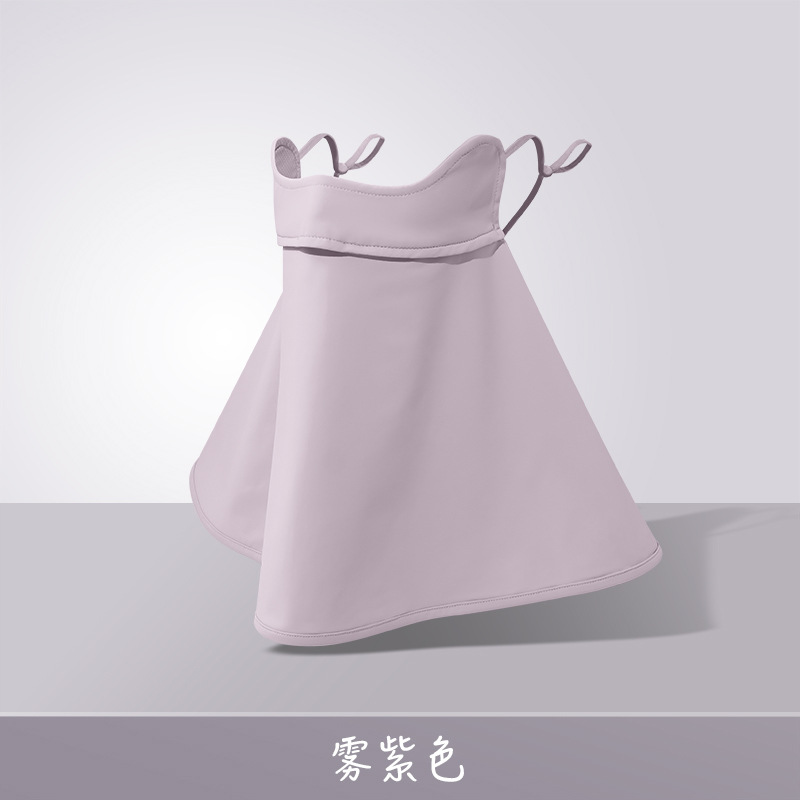 Nylon Ice Silk Sunscreen Mask Outer Golf Neck Guard Anti-Uv Breathable Face Covering Sunscreen Veil Upf50+