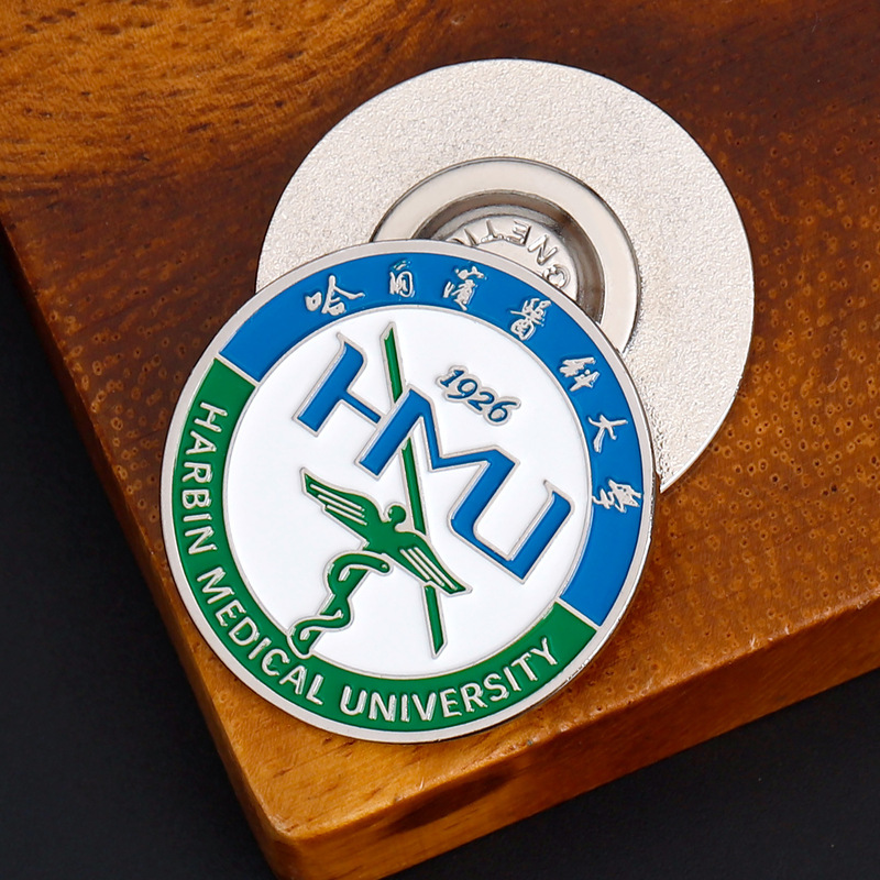 金属徽章定制珐琅烤漆胸章胸针锌合金校徽企业活动纪念胸章定制|undefined