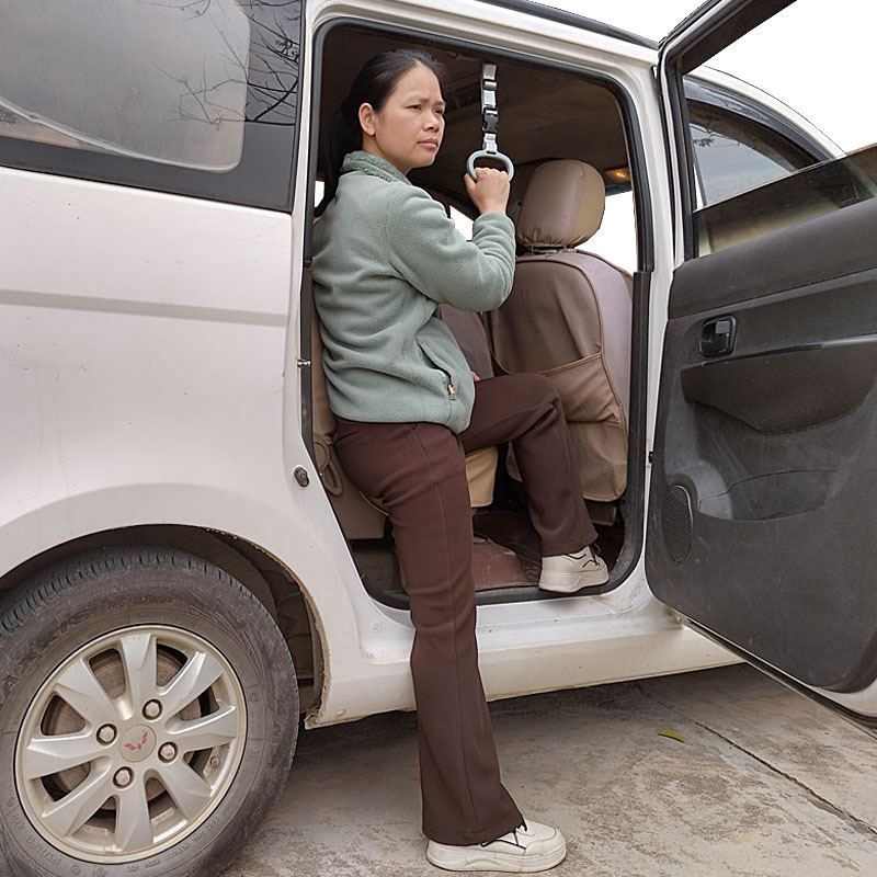 Car Handrails for the Elderly and Kidsren, Adjustable Car Auxiliary Handles, Disabled Pregnant Women's Upper and Lower Car Handrails