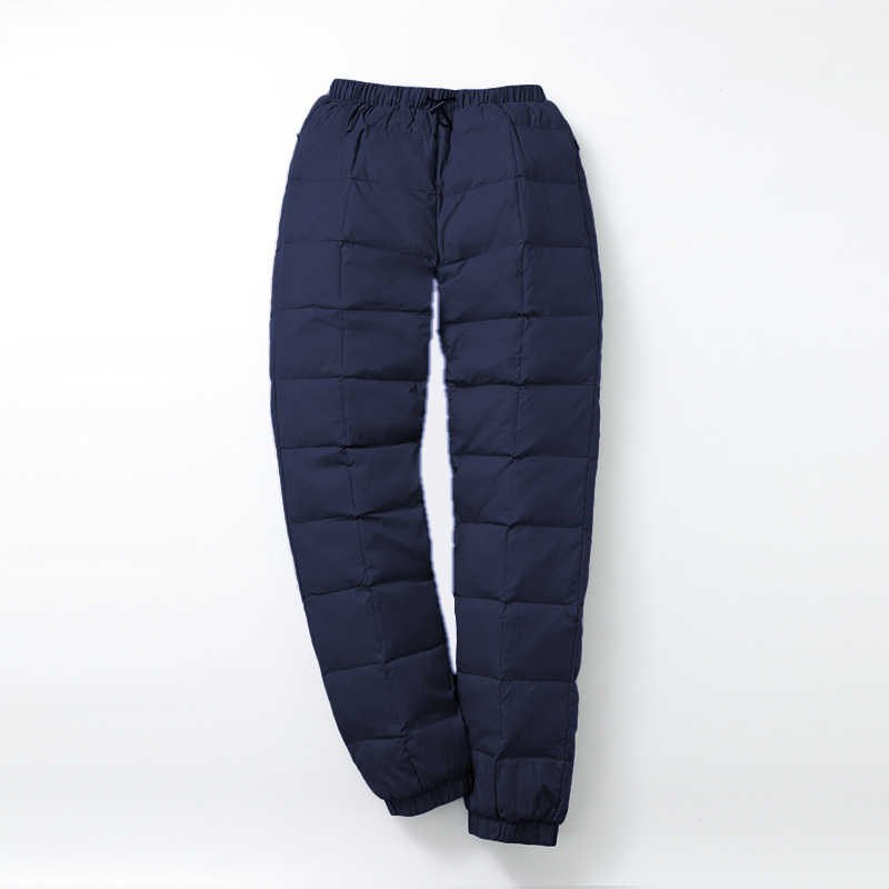 Hombres y mujeres de pluma, ropa exterior, madres de mediana edad, invierno de cintura alta, abuela suelta, espesa, algodón a prueba de frío. image 5