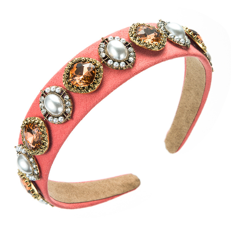 Bohemian Pearl Strass Stirnband Großhandel display picture 9