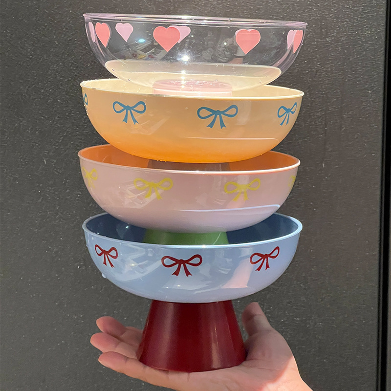 果物の皿の客間の家庭用の新型の高い顔の値のお茶のいくつかの高級な水切りの皿の乾いた果物の皿の間食は皿を並べます。|undefined