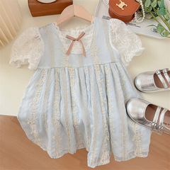 Korean Version Lolita Girl Dress Cross-border Children's Clothing Wholesale 2024 New Children's Skirt Lolita Children's Princess Dress