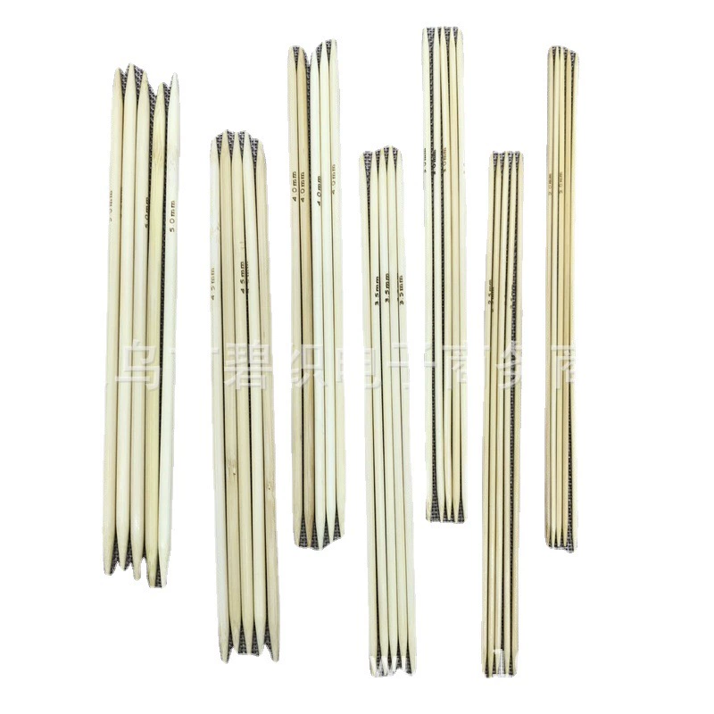 Weaving tool sweater needle bleaching bamboo needle 20cm short need