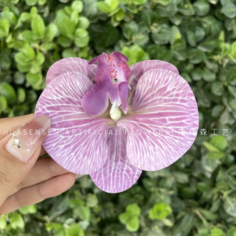 3Dプリントフィルム胡蝶蘭シミュレーション単輪花頭手作り結婚お土産喜糖箱装飾diy靴花|undefined