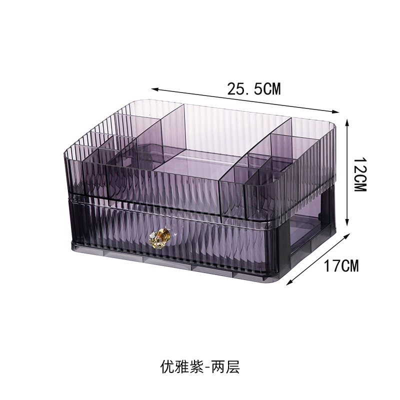 Table storage box, cosmetic plastic storage system, lipstick for skin care