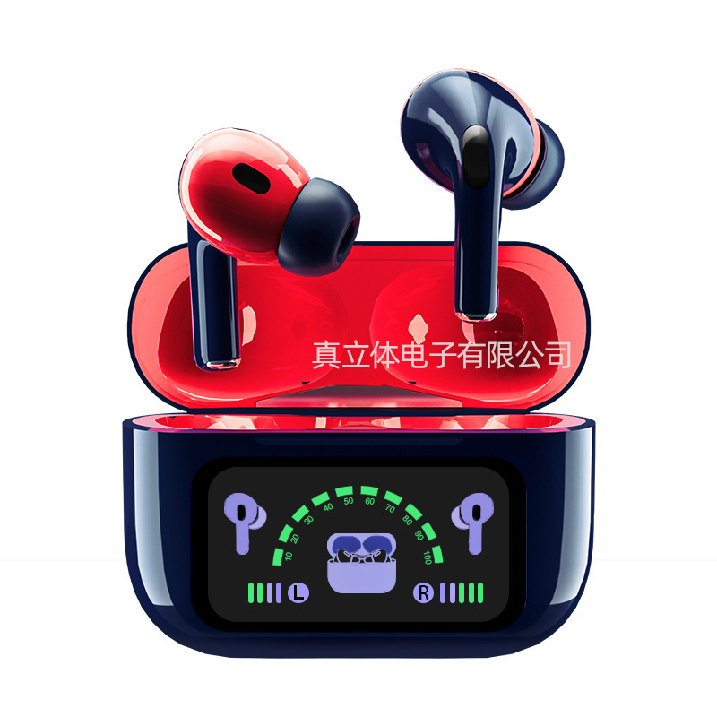 跨境新款华强北无线蓝牙耳机高音质数显屏TWS入耳式私模工厂批发|undefined