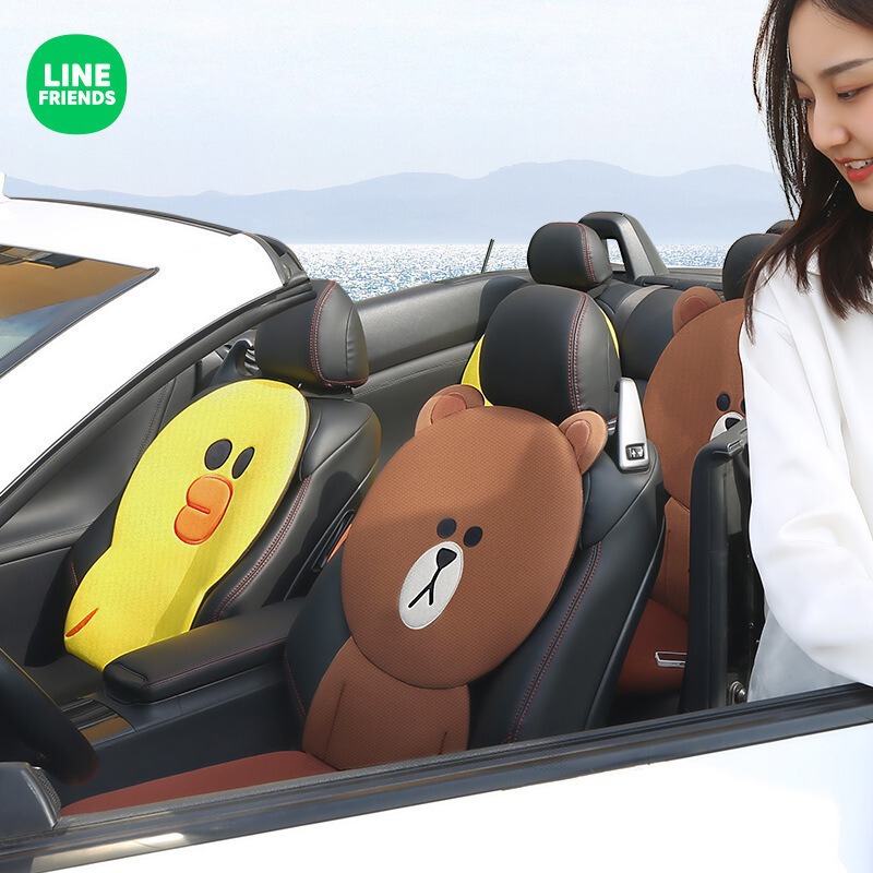 Linefriups連名アニメかわいい自動車座布団カバー四季通用女神異形夏モデルシートカバー|undefined