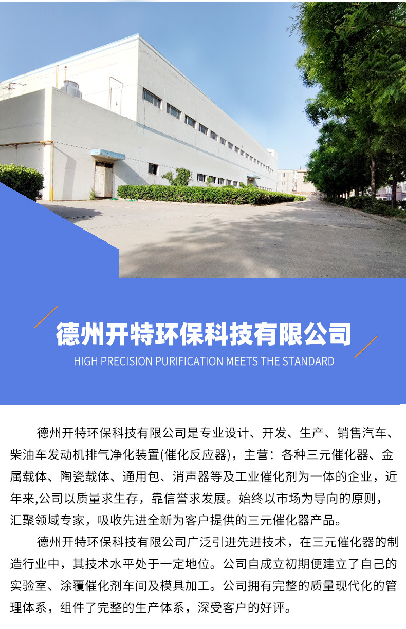 Exhaust Modified Metal Carrier Exhaust Purification Ceramic Core Metal Carrier Three-Way Catalytic Converter Metal Carrier