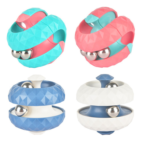 Cross-border AliExpress Amazon ball bearing track Rubik's cube toy marbles finger spinning top trending wholesale