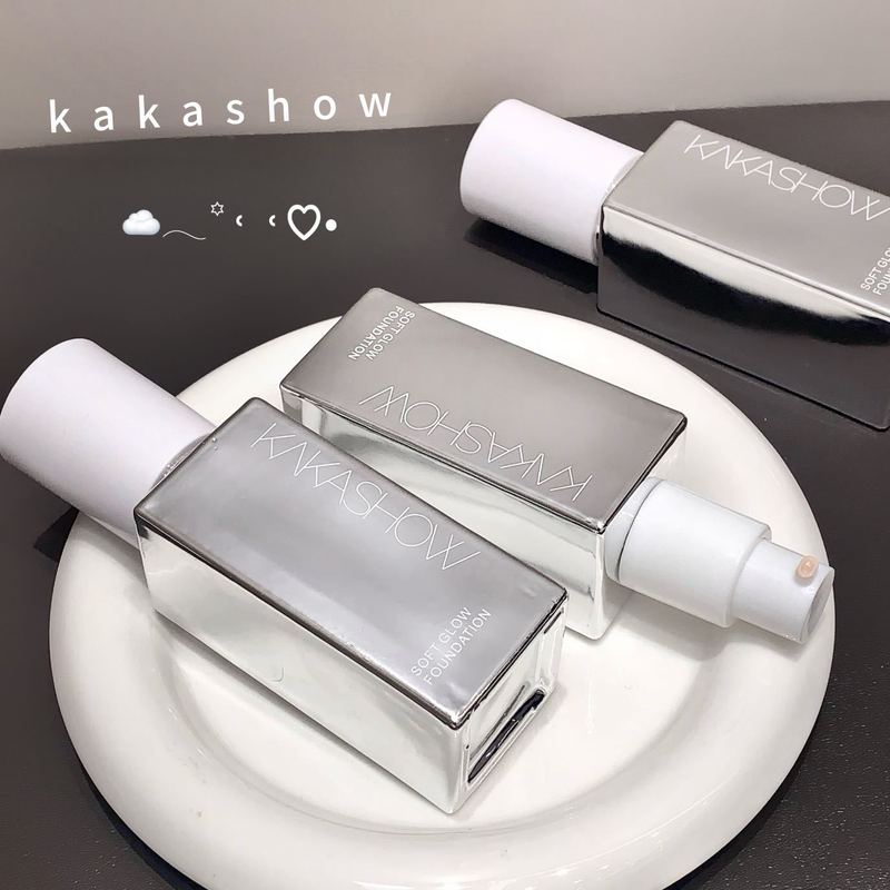 kakashow ソフトライトリキッドファンデーション ウォーターライト クリーミーマッスル 長持ち 防水 汗に強い 落ちない メイク落ちしない パウダーフリースチューメイク|undefined