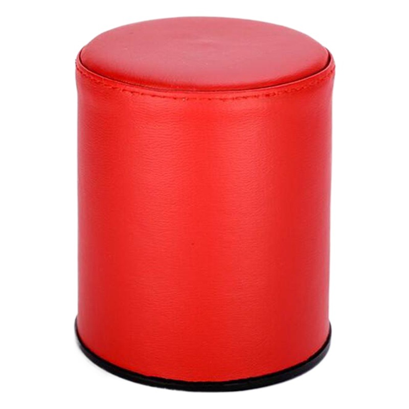Thickened Sieve Cup, High-Grade Leather Dice and Dice Cup Set, Ktv Bar Sieve, Throwing Cup, Shaking Dice for Home Use