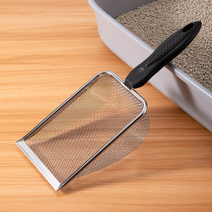 Cat Litter Shovel Cross-border Stainless Steel 10-mesh Cat Litter Shovel Climbing Pet Sand Shovel Beach Shovel