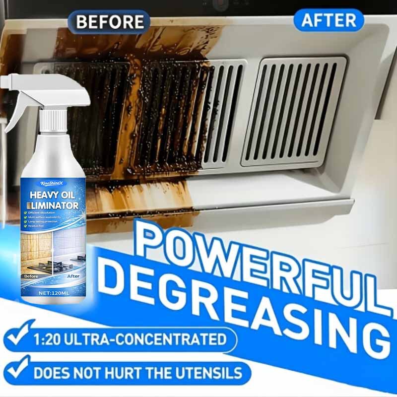 Kineshinex Kitchen Grease Cleaner Heavy Oil Stain Remover Powerful Cleaning Agent Range Hood Cleaner