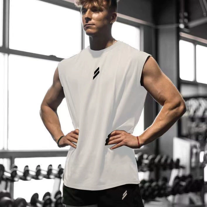 Men's breathable summer quick dry sports vest for gym sleevless, American style, for running