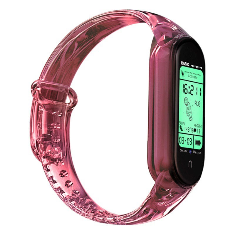 Применимо Xiaomi браслет 9 ремешок светового изменения многоцветный Xiaomi браслет 4/5/6/7/8 для изменения цвета света Универсальный ремешок