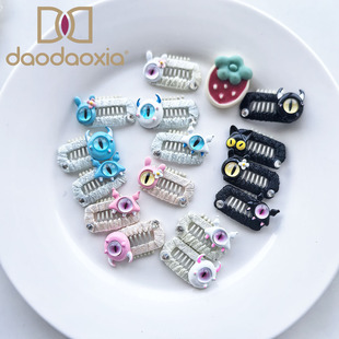 Little Monster Cartoon Pet Bb Clip Yorkshire Maltese Bichon Teddy Cute Dog Hair Clip Cat Headwear