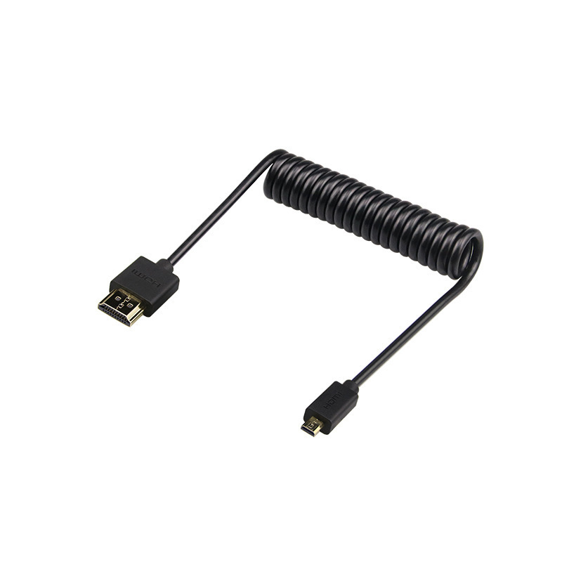 4K 60P HDMIスプリングケーブル2.0カメラアトムモニター高精細線miniマイクロA D C|undefined