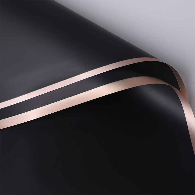 Papel de envolver regalo de alta calidad, papel mate de color sólido, papel liso coreano, ramo impermeable al por mayor, papel de envolver floral