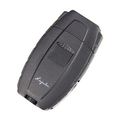 Lafuli Cigar lighter, portable metal dual flame straight shot lighter with punch cutter, cigar holder