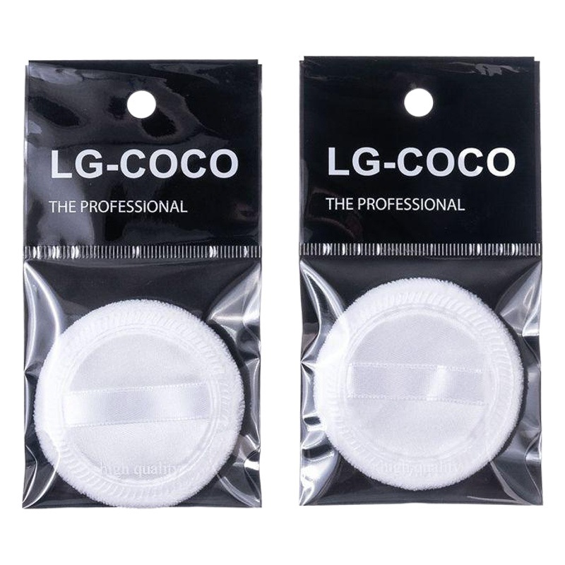 Loose Powder Puff seco puff maquillaje tamaño pequeño cinta franela maquillaje puff niños Fotografía maquillaje algodón puff maquillaje herramientas