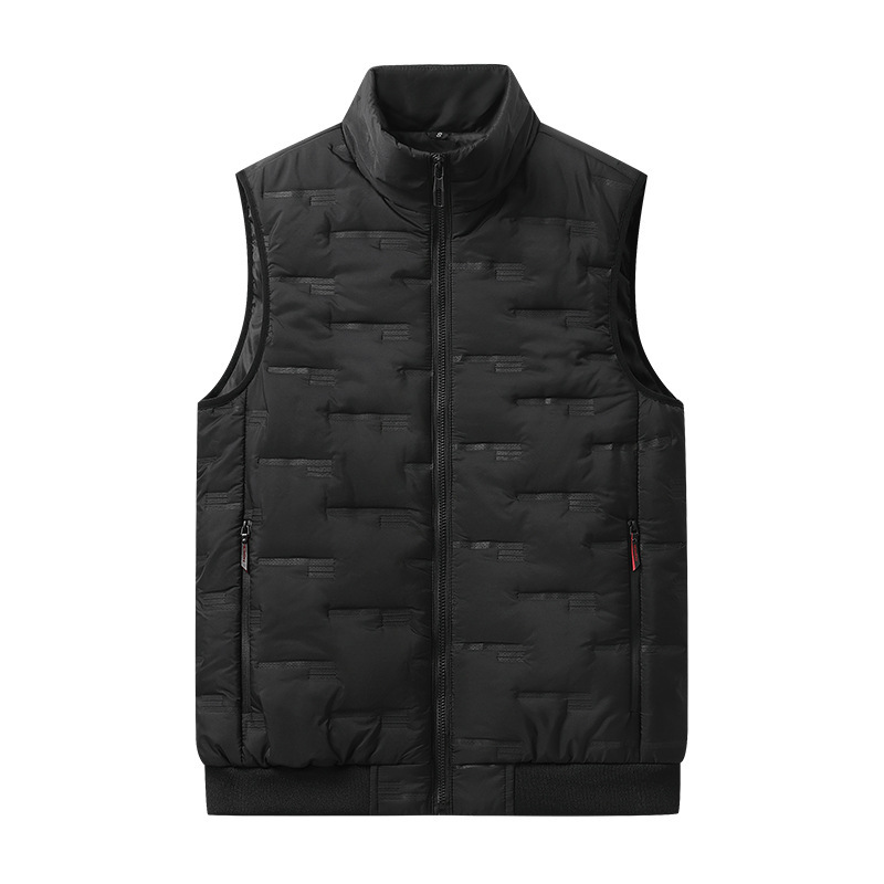 Cross-Border Popular Men's Casual Vest, Cotton Vest, down Cotton, Embossed Stamping, Ultrasonic Vest, Main Promotion Item at the Stall Cross-Border Popular Men's Casual Vest, Cotton Vest, down Cotton, Embossed Stamping, Ultrasonic Vest, Main Promotion Item at the Stall