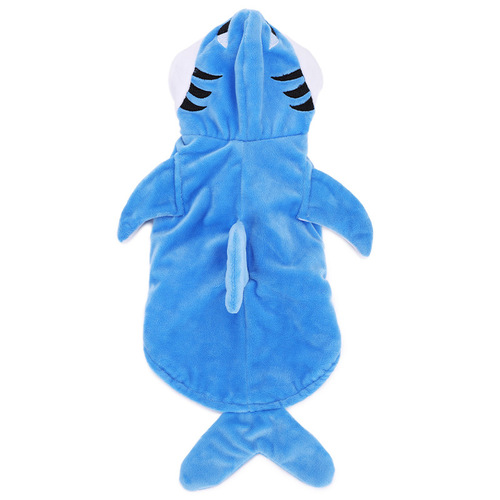 Foreign trade pet clothes, three-dimensional shark dog clothes, Halloween puppy autumn and winter pet clothes wholesale