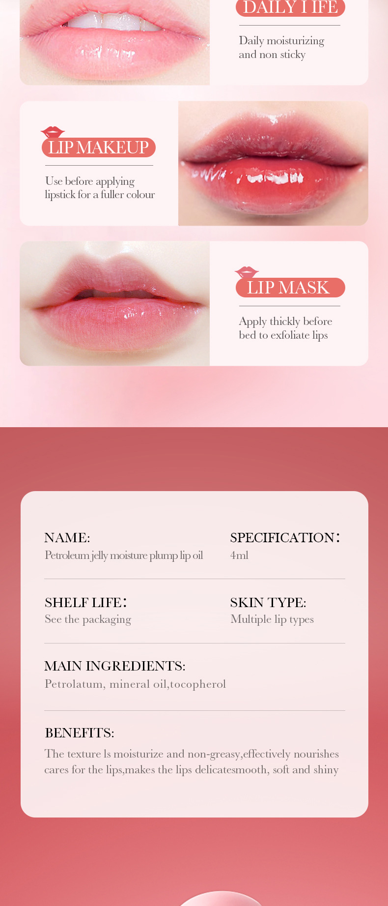 Un universal Hydrating Lip Gloss Glossy Finish 4ml pentru toate tipurile de piele