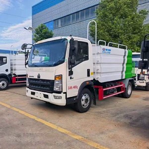 7-ton Blue License Plate Sinotruk Howo Road Sprinkler Truck, Greening Sprinkler Truck, Road Maintenance Truck, Fog Cannon Dust Suppression Truck