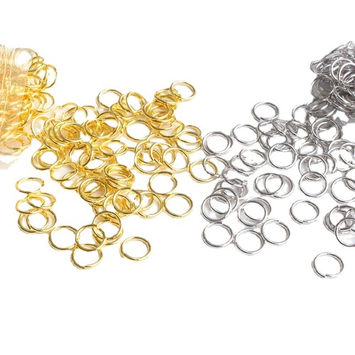 S925 sterling silver open ring DIY wholesale accessories connected live small silver ring open ring silver ring small round ring