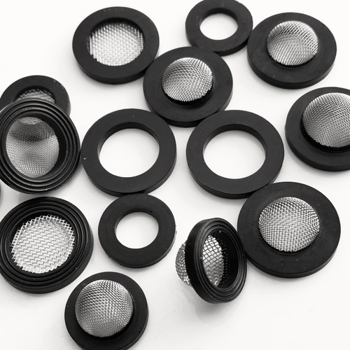4 minutes 6 minutes 1 inch rubber silicone gasket concave and convex stainless steel filter seal ring shower hose leather gasket