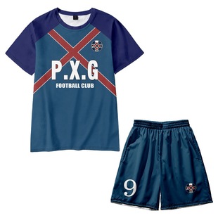 2025 New Japanese Comic Blue Lock Blue Prison Blue Jersey 3D Digital Printing Sports Short-Sleeved Suit