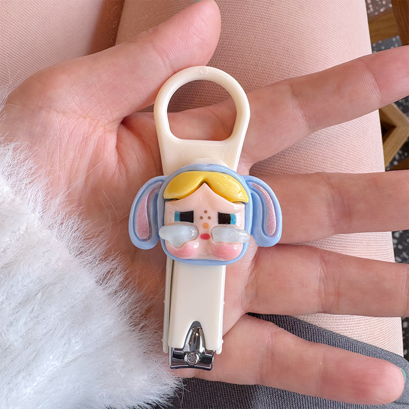 かわいいアクリル爪切り小型携帯爪切り家庭用ステンレス爪切りネイルツールかわいい