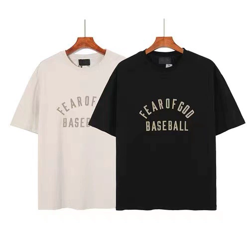 Трансграничный модный бренд FOG Season 7 mainline ко-брендовая мужская и женская Свободная футболка с короткими рукавами и буквенным принтом в стиле High Street Fashion