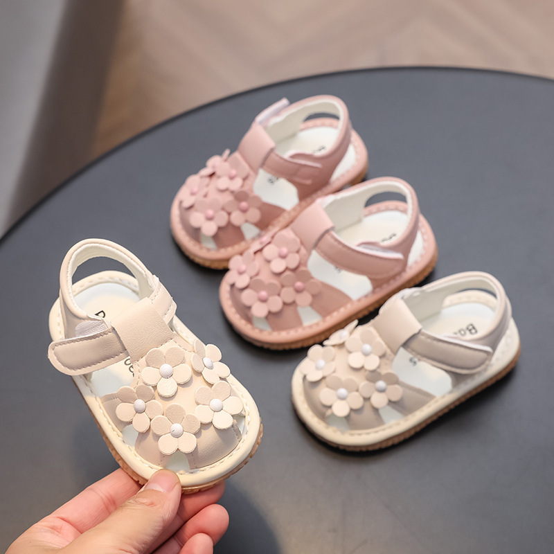 New Girls' Sandals Baby Toddler Shoes Korean Style 01 Women's Baby Shoes Summer Toe Shoes Cute Princess Children's Shoes
