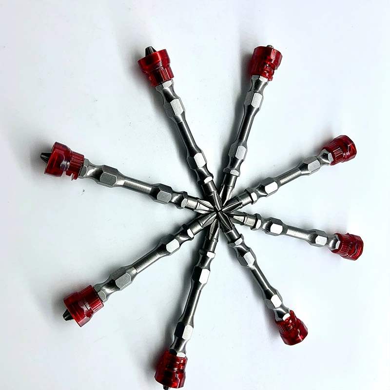  alloy steel TS2 strong magnetic bit head cross plastic magnetic ring nunchuck screw magnetic ring wear-resistant magnet