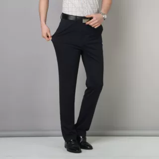 定做商务西裤男款正装弹力男裤贴牌修身直筒西装裤男加工定制logo
